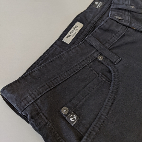 AG The Protégé Straight Leg Pants, Black, 32 - Picture 2 of 7